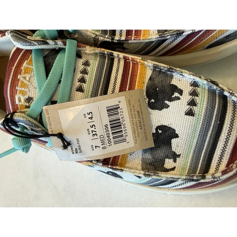 New Ariat Hilo Slip On Shoes Women's Size 7 Buffalo - Picture 5 of 6